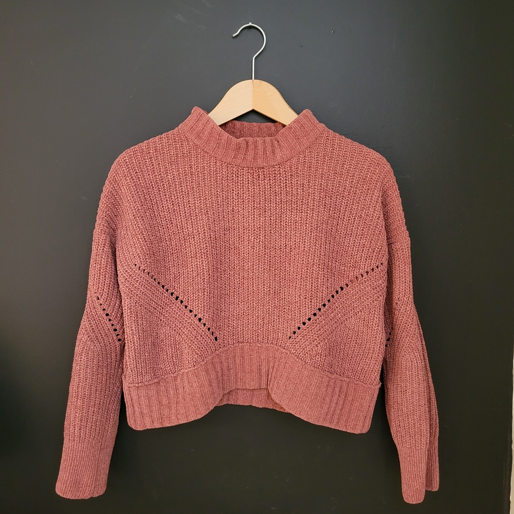 Pink Rose - Pink Turtleneck Sweater